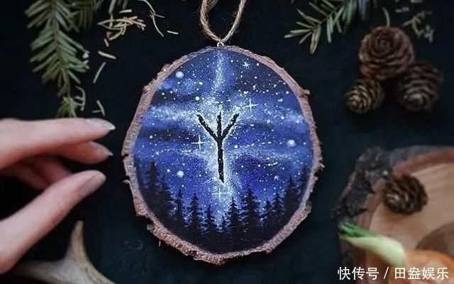 废弃的木头切成了片,竟然这么多地方都用得到,DIY手工绘画