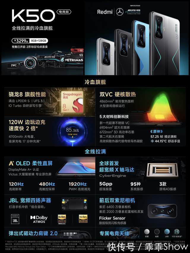 gen|全线拉满的冷血旗舰！RedmiK50电竞版亮点盘点