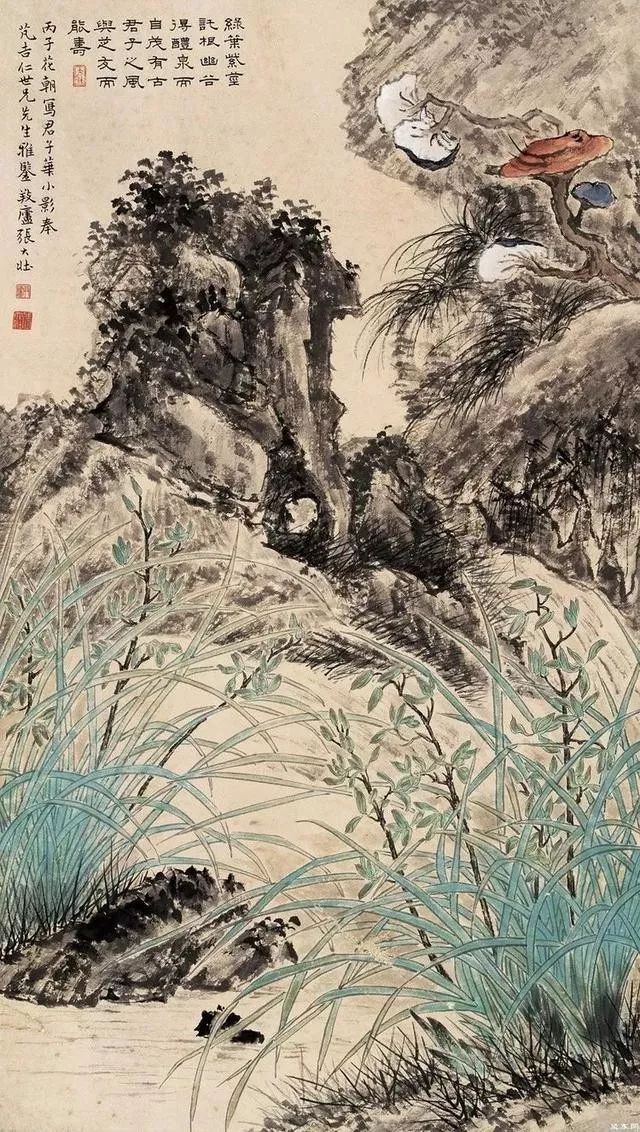 华新罗&张大壮：人淡如菊，以“没骨法”画虾，自创一格