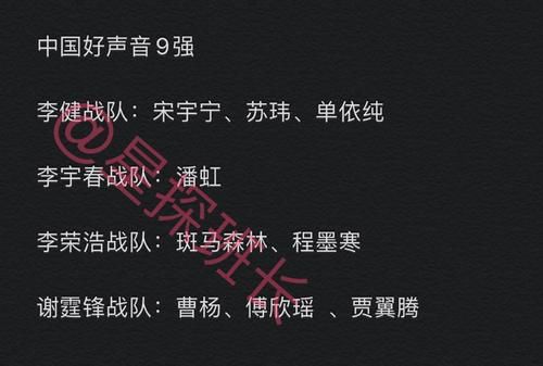 质疑|中国好声音：九强诞生后七人遭质疑，但下一轮9进7争议会更大