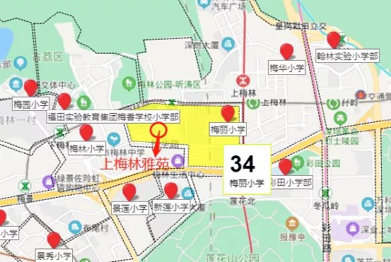 梅林|福田新盘:上梅林雅苑规划可售704套住宅 日前项目尚在挖基坑
