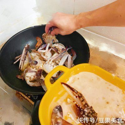 配菜|辣炒梭子蟹这样做最好吃，你之前做对了吗？