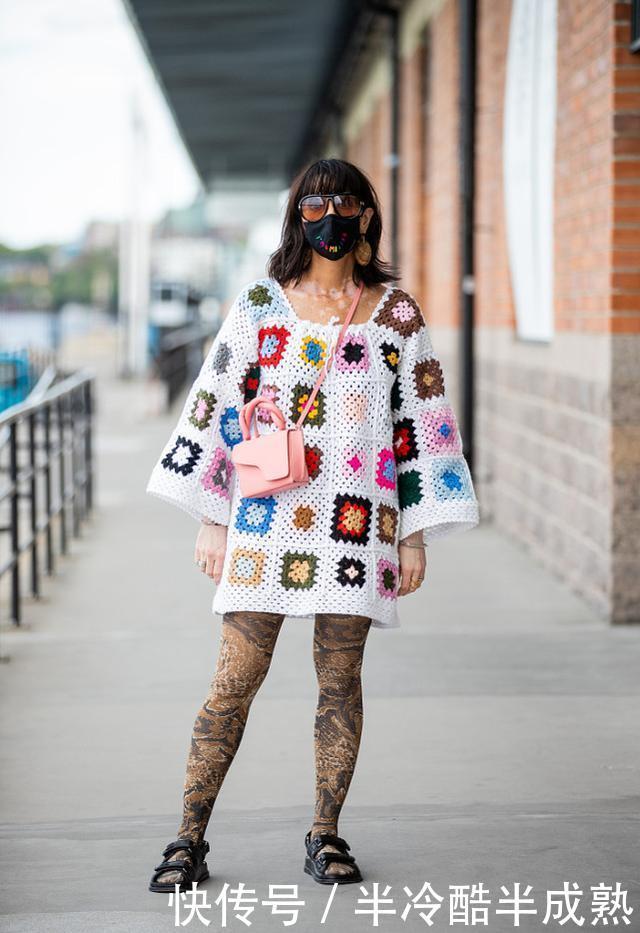 谁说针织裙难搭那是你没掌握精髓,秋冬换季穿针织裙不要太好看