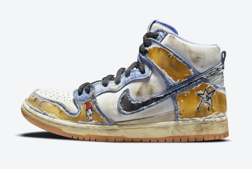 做旧效果绝了！“地毯公司” Carpet Company x Nike Dunk SB High 联名即将登场！