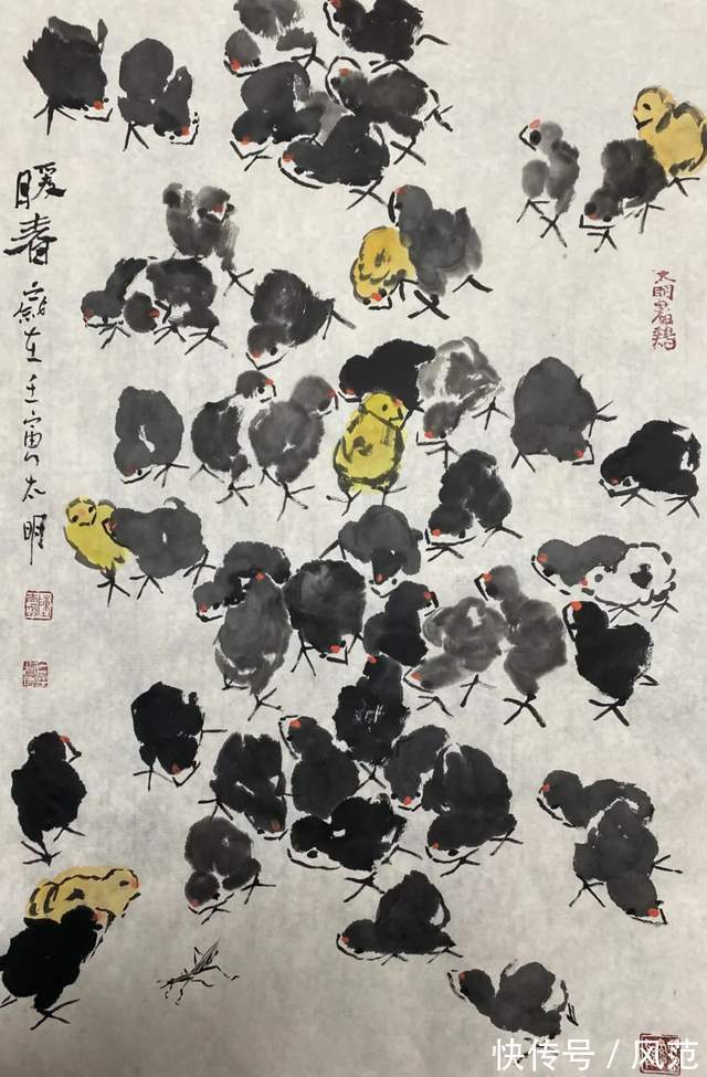 书画南北方@《书画南北方》陈太明画鸡虎年新作展