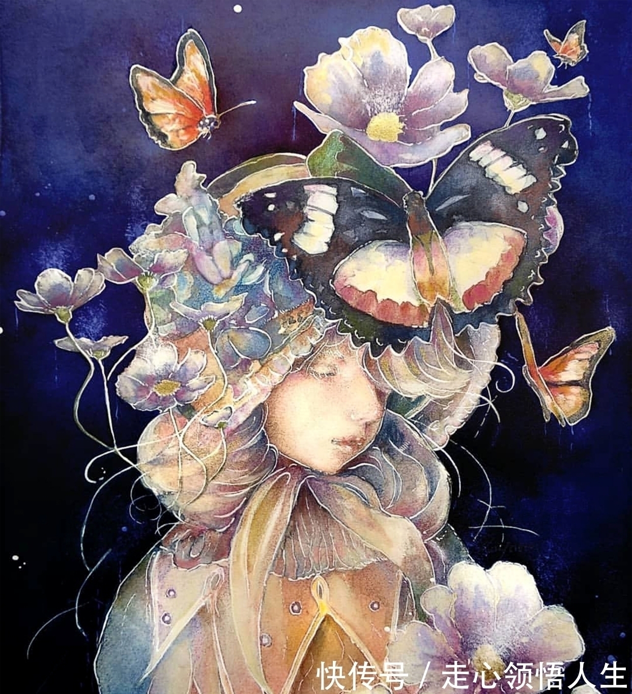 希腊$寂静宇宙中的明眸:色彩与金箔的交融,插画家卡法西斯的神话四季