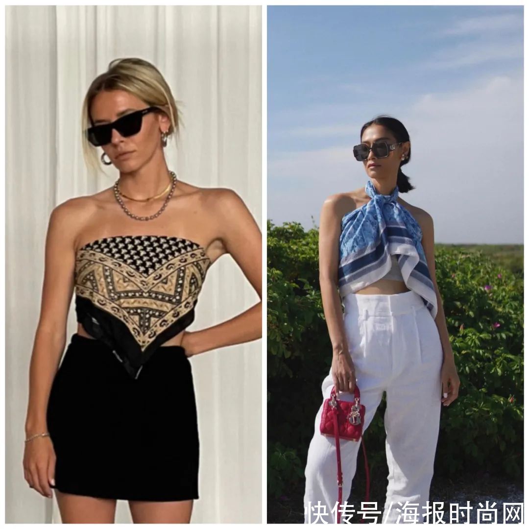 穿搭|教你美｜秋天的第一条丝巾，你会怎么系？