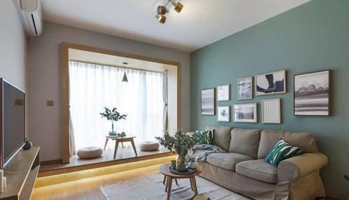 齐家青清|阳台纳入客厅后,靠窗的这1㎡居然让家里多了一间房