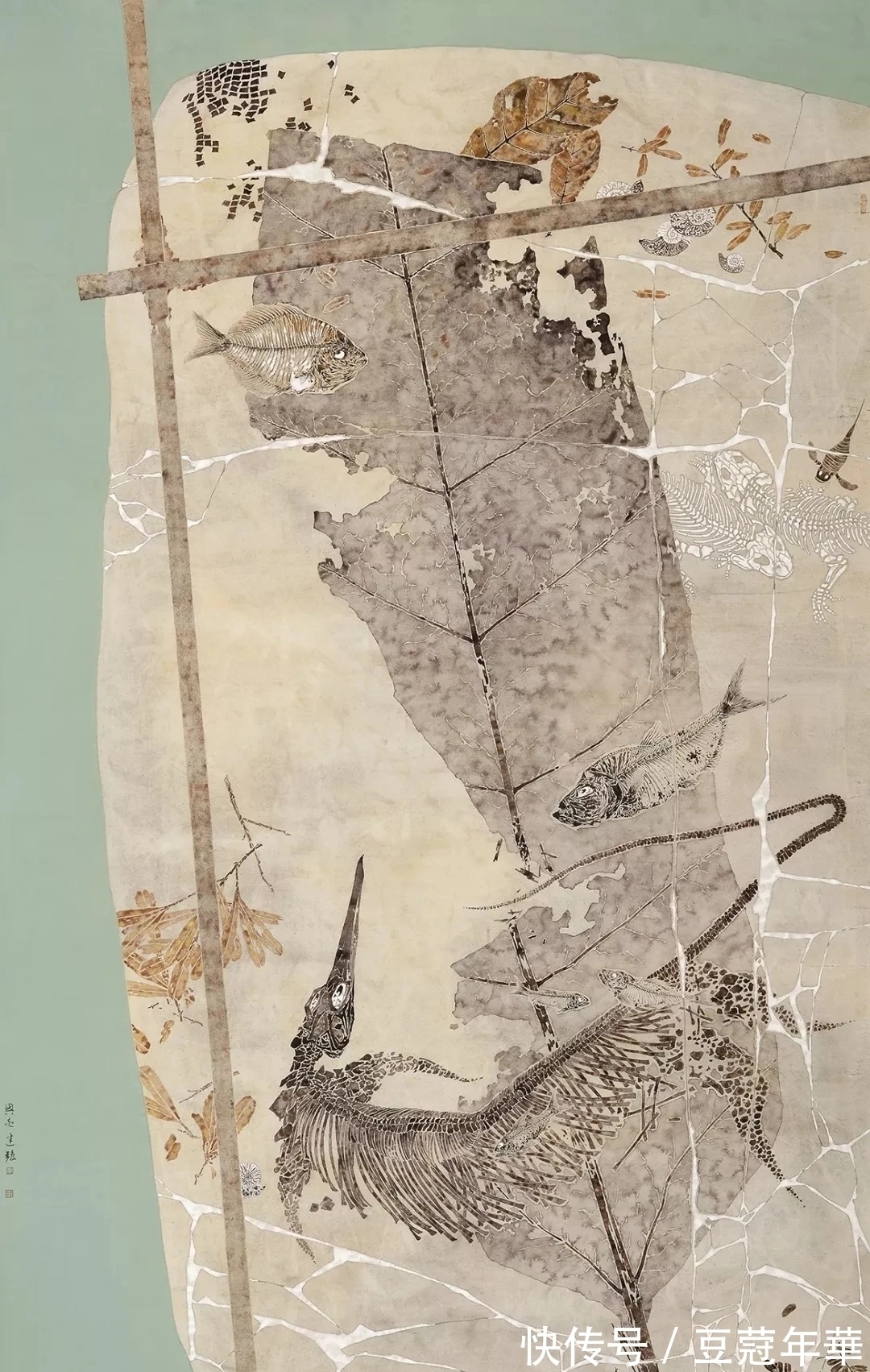 唯美!陈建强的花鸟画造境唯美,引人踏入清雅之境