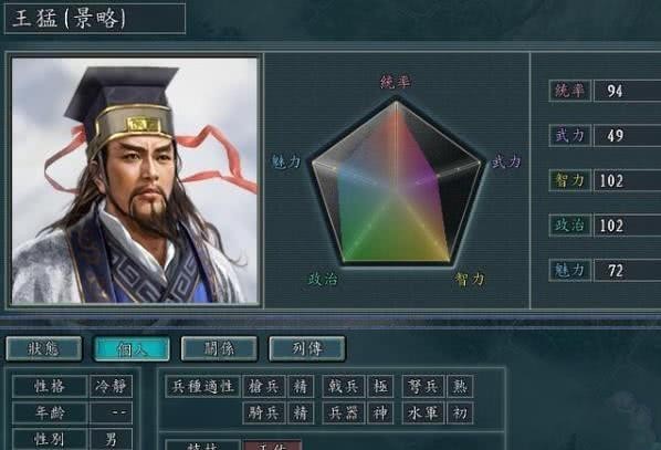 有多强|功盖诸葛第一人《梦想帝王手游》中的特殊武将王猛到底有多强?