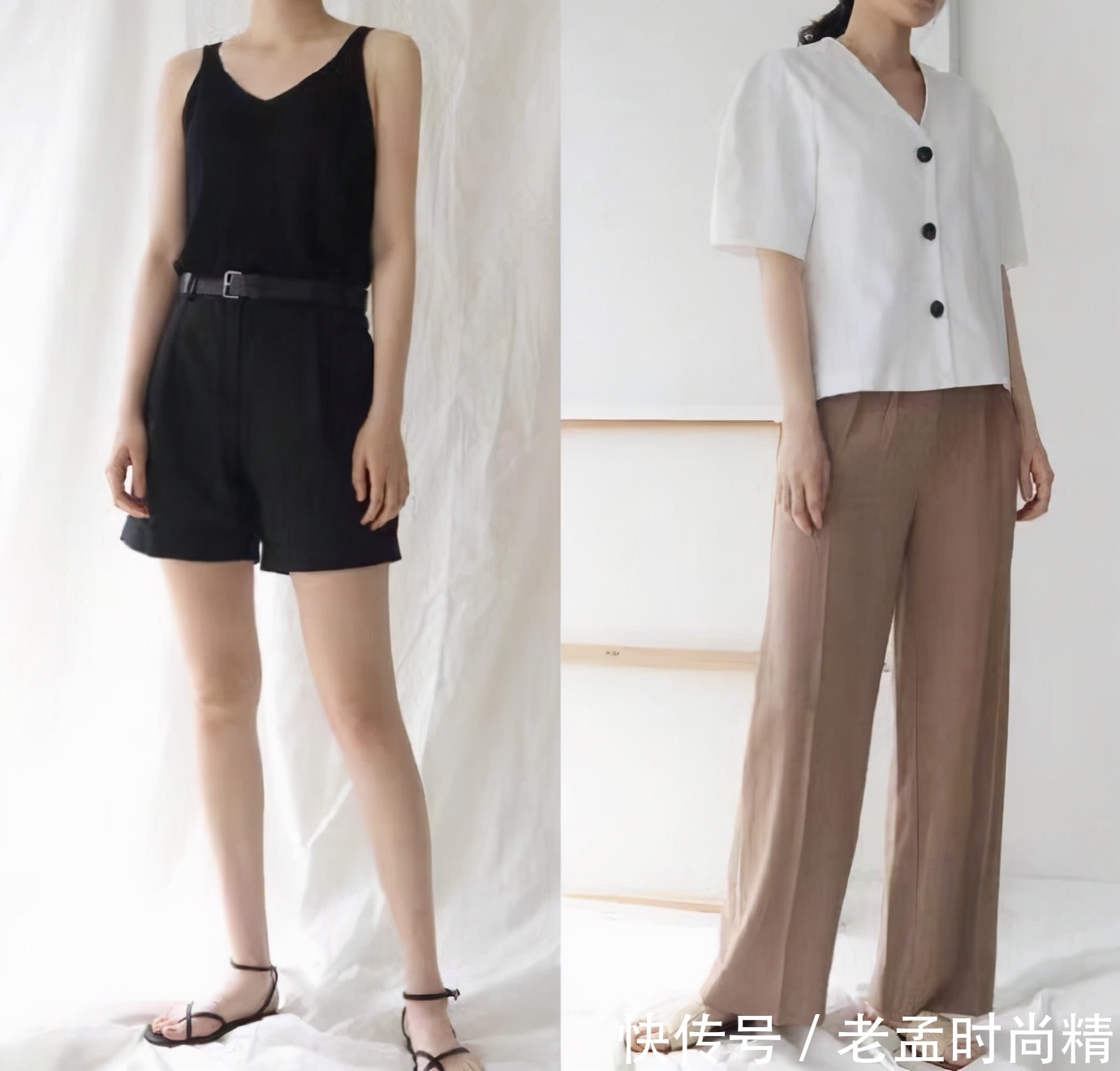 针织衫|轻熟女人喜欢的极简打扮,干练、大方有气质