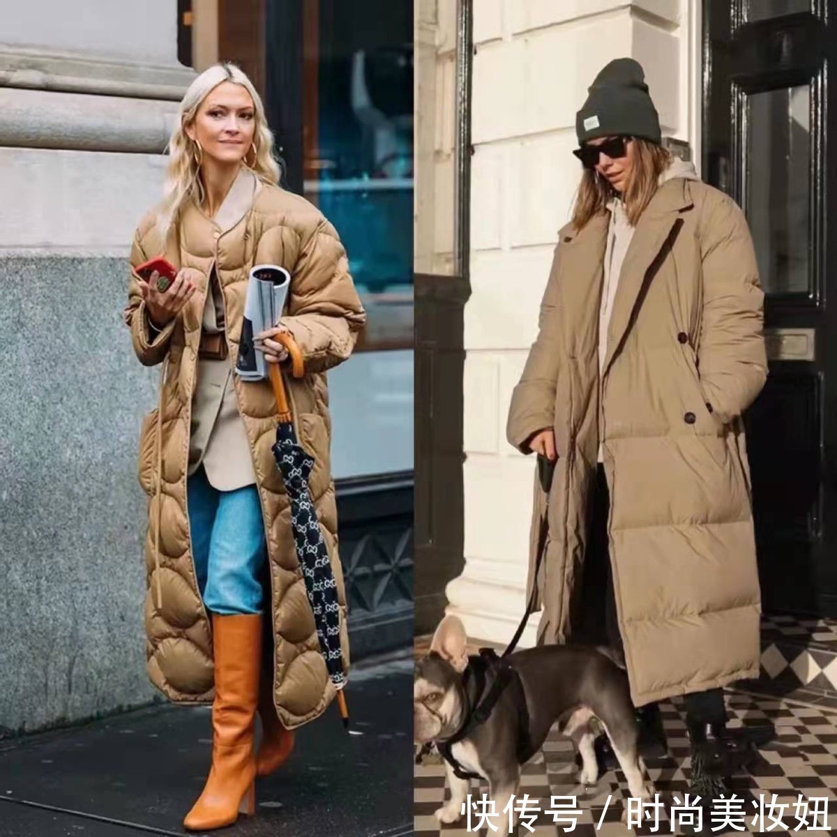 牛仔裤|这是我见过最吸睛的羽绒服穿搭,每一套都时髦洋气,值得收藏