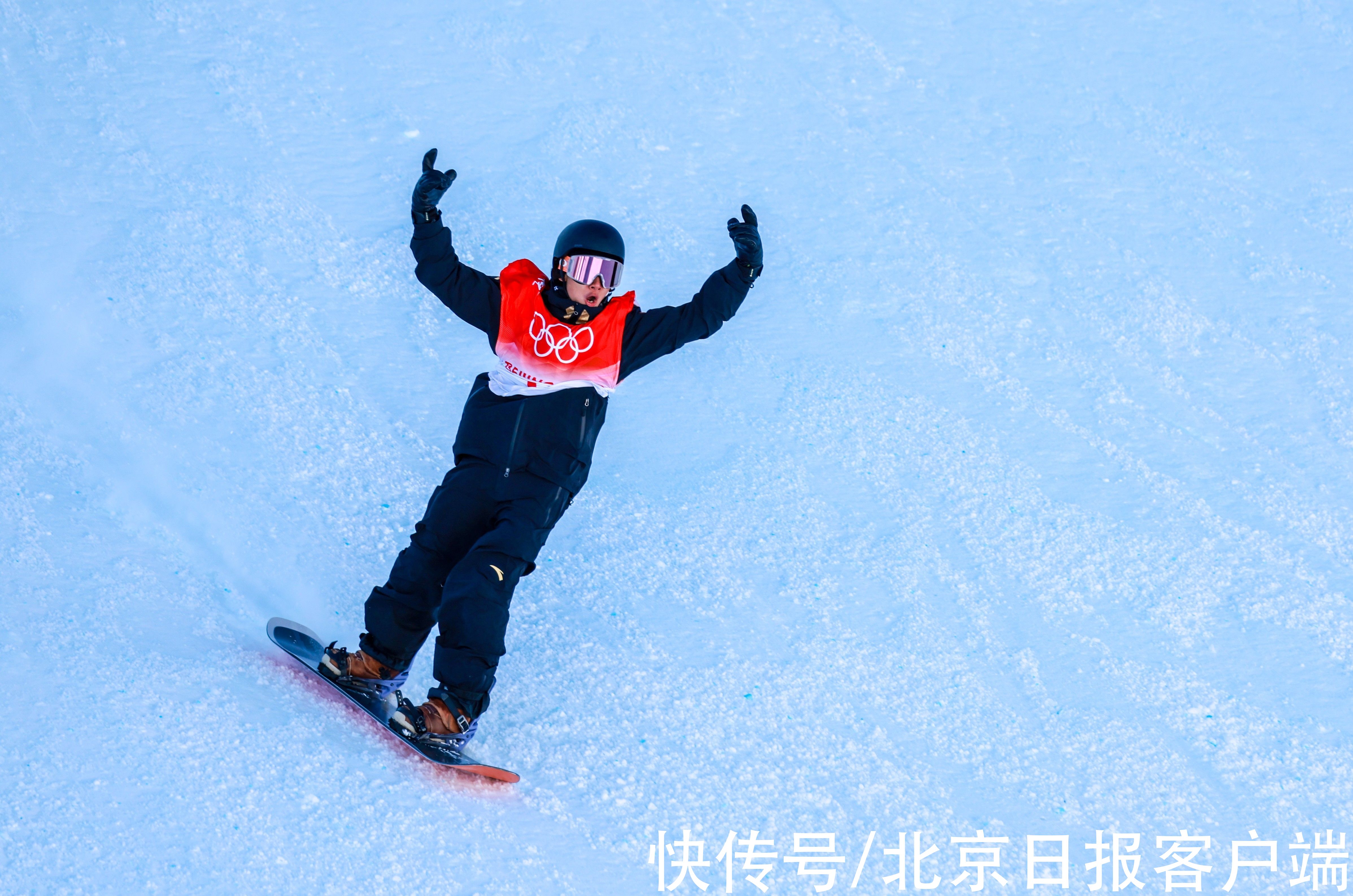 资格赛|苏翊鸣：最感谢父母将我带上单板滑雪道路