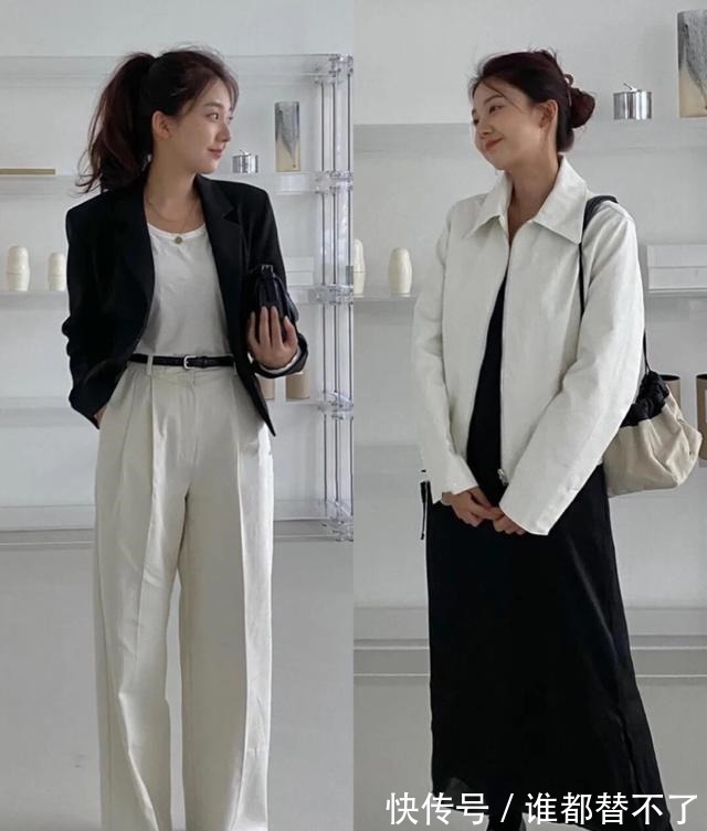 耐看 简约耐看的韩系穿搭，不需要盛装打扮，简单基础款就很提气质！