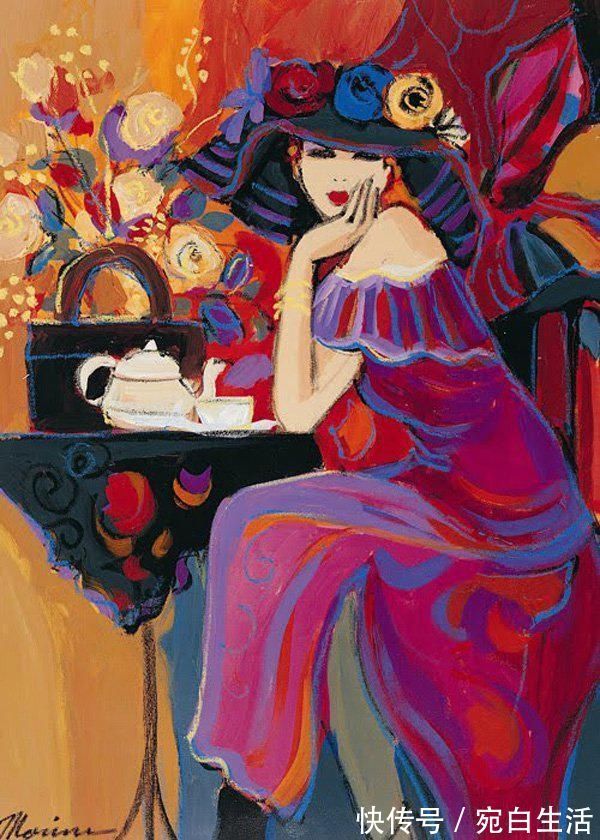 isaac maimon！以色列艺术家人体油画中的女郎，优雅而迷人