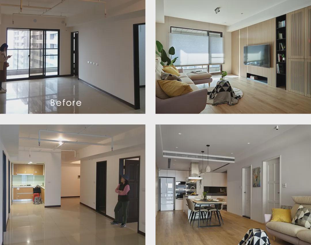 四居室|92.4㎡五口之家,不仅挤出四居室,还有独立衣帽间