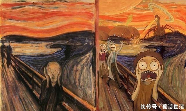 蒙娜丽莎|当世界著名油画换成动漫脸,这样的蒙娜丽莎、达芬奇看到都会抓狂