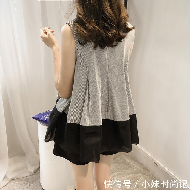 v领|女生夏季穿短裤套装更显清纯可爱