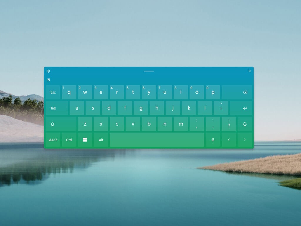 wind|微软 Win11 启用内置触摸键盘体验：支持多彩颜色和主题定制