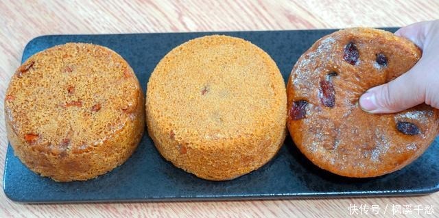 粘面|发糕最好吃做法,不揉面手不粘面,蓬松暄软又香甜,比蛋糕还好吃