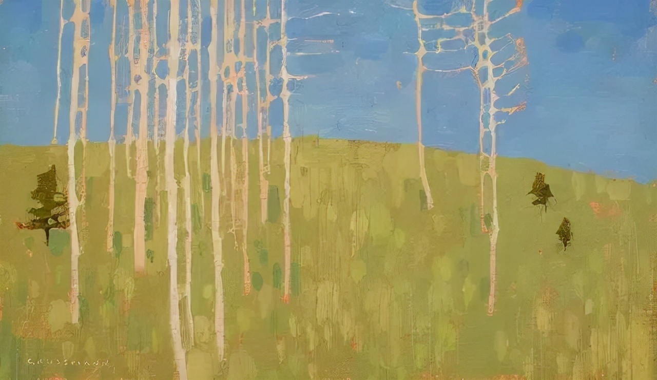 回味无穷#他的风景画面简单到极致,有人说他太偷懒了!