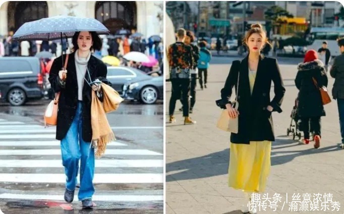 韩国女生特时髦!“秋季街拍”简约时尚,照着穿秒变女神