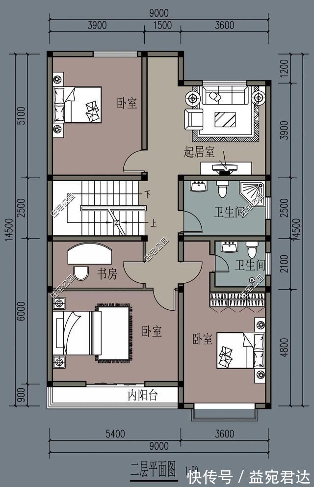 农村|回农村自建房，厕所应不应该设置在卧室内这6套户型给你答案