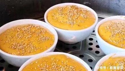 早餐不吃馒头了,简单一搅,手不沾面,做孩子爱吃的发糕,太好吃