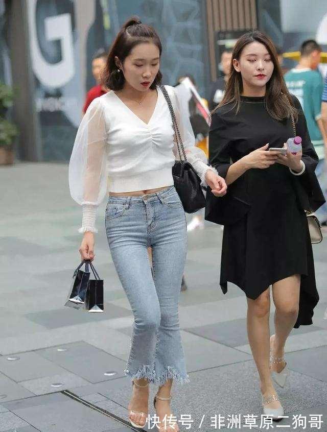 穿搭|华丽典雅的打底裤穿搭帅气有魅力,如花美眷神采迷人,还能显瘦