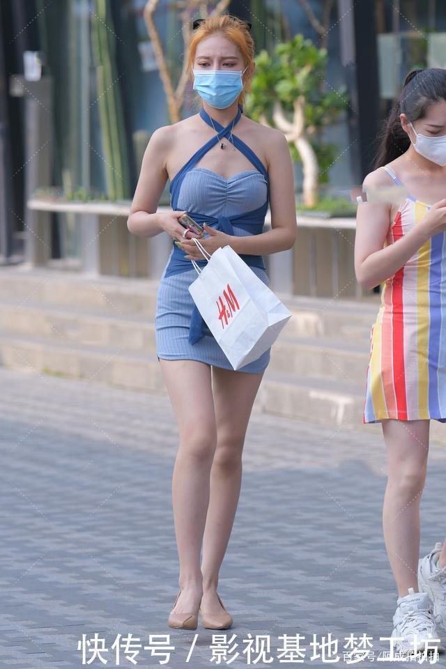 修身|挂脖式吊带修身裙,款式新颖,设计感十足