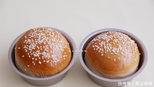 想吃汉堡不用买,分享详细做法,一次发酵,省时省力,不比买的差
