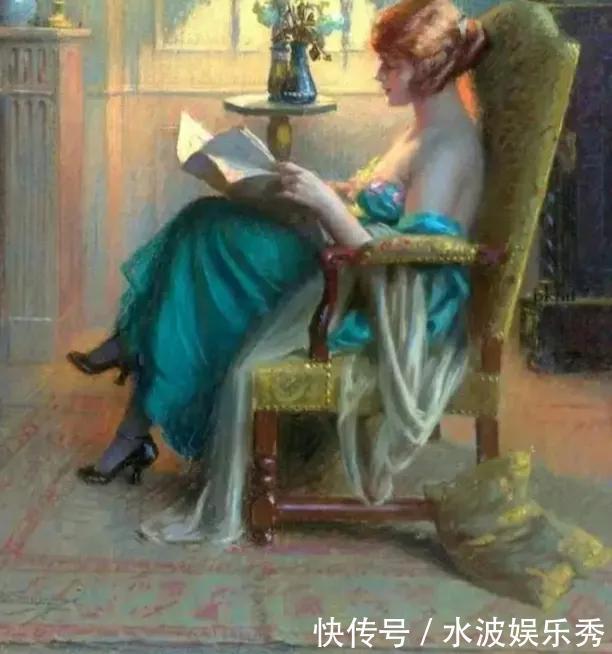 乔尔乔涅|浅谈西方画家以姿态丰腴的女性油画，寓意法国贵族的豪放性情