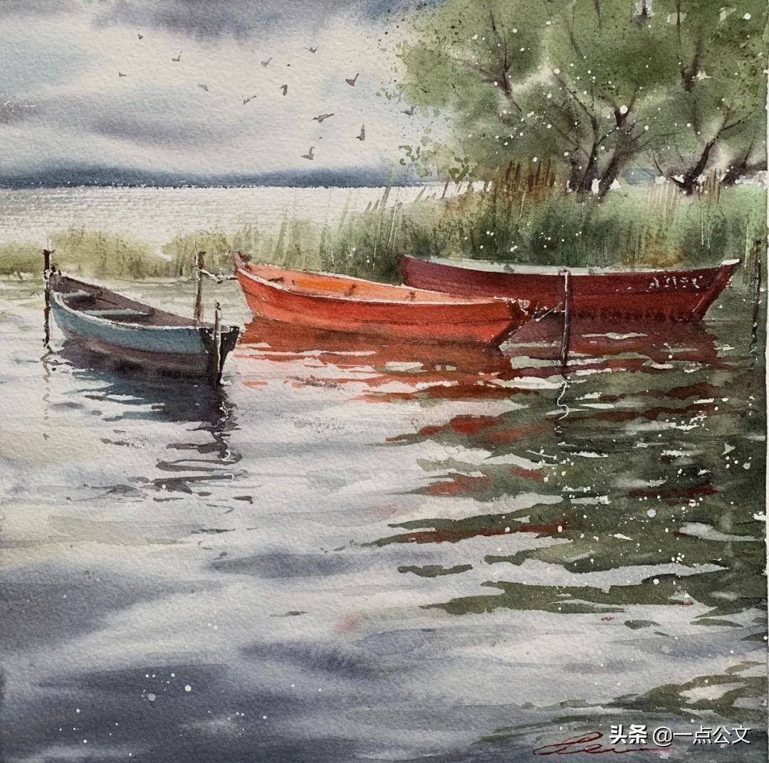 艺术家|流淌的水彩原来是这样的：充满活力与动感