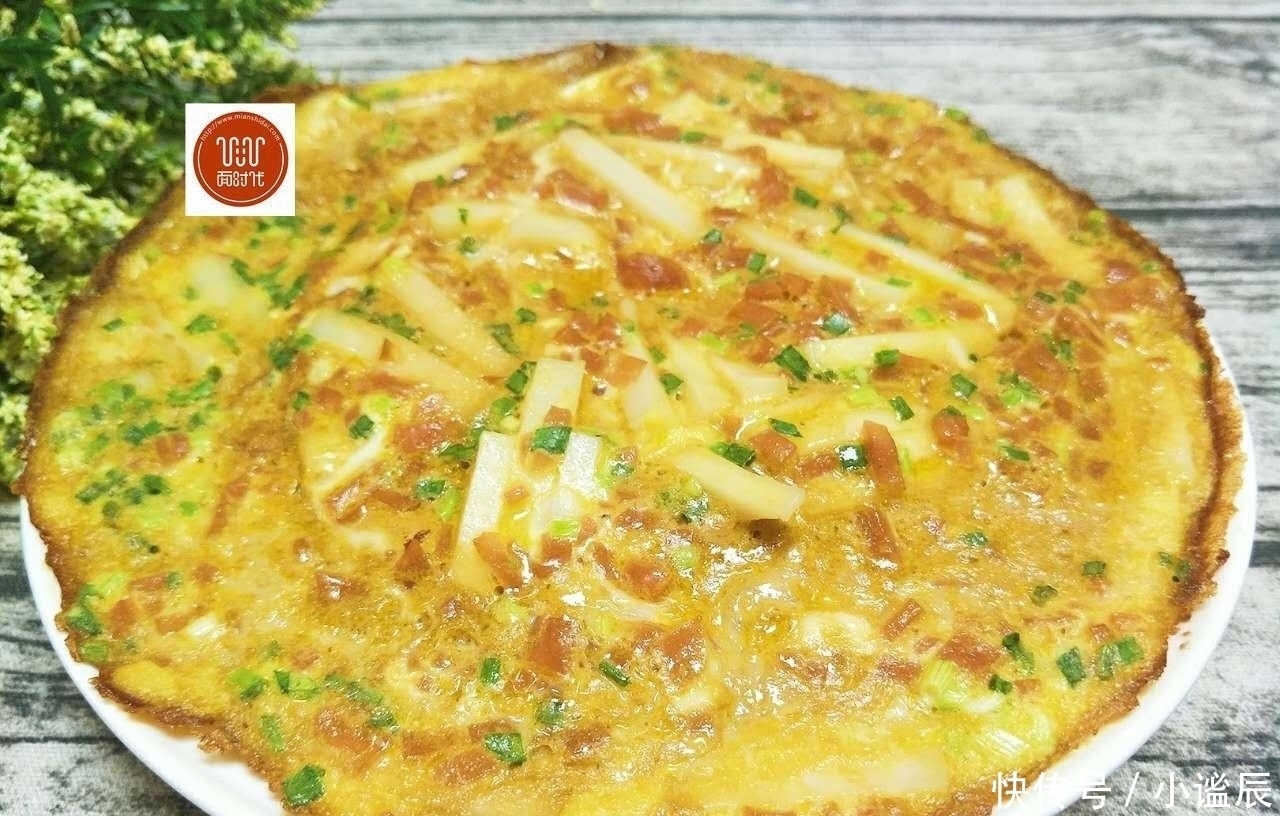 两三分钟的营养早餐饼，每次做都不够吃，做法简单，一学就会