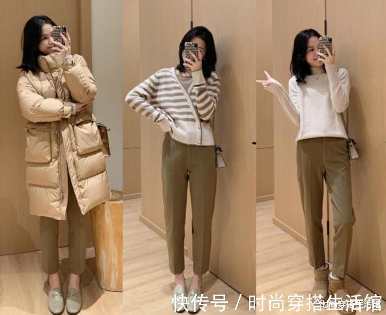 西装裤|这4条专治“微胖”女孩的裤子,遮肉又显瘦,冬天穿真的太好看了