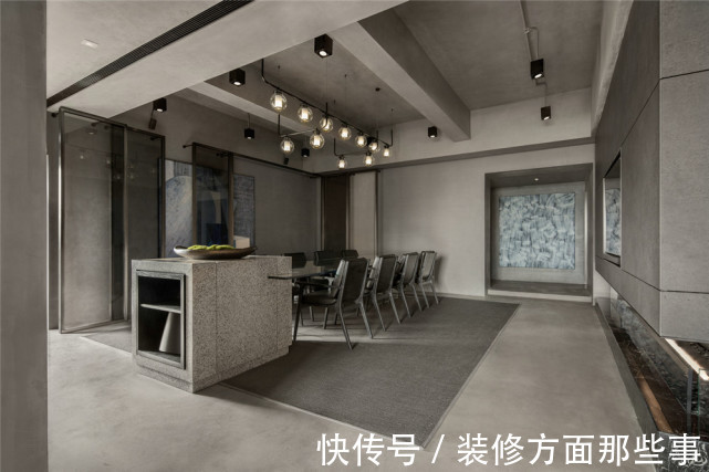 三居室|120平高级灰三居室,看似简单却不乏高级