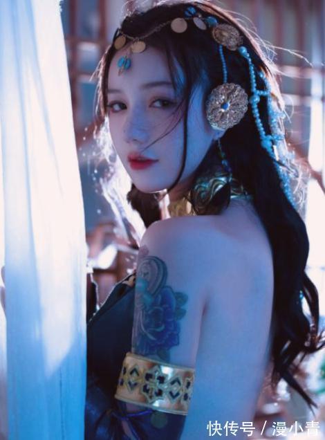 大哥|高颜值美女COS永劫无间迦南,只因身材太好,播放量破百万