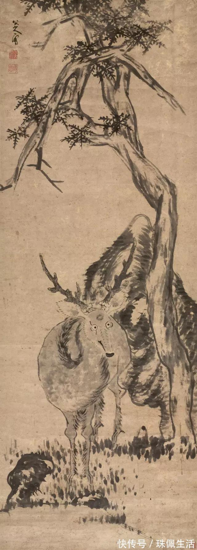 水墨纸本#他是中国画一代宗师,一只鸟就值6000多万