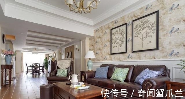 风格|160平米复式,浓郁的美式怀旧风格,大气中饱含着家的温馨