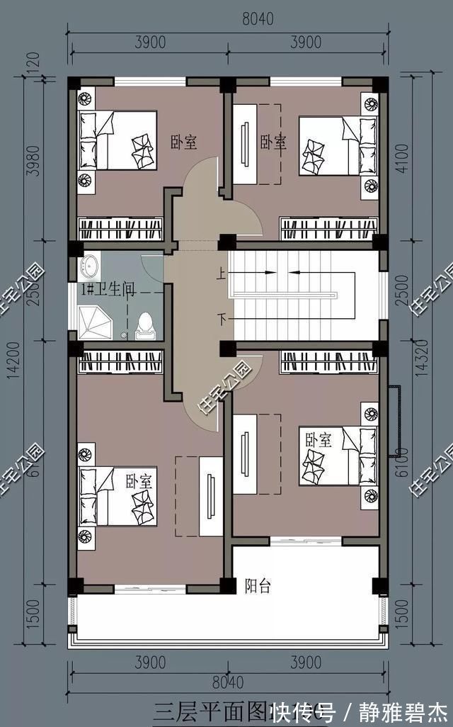 露台|农村建房位置好, 建个带商铺的户型把钱赚, 10套户型分享