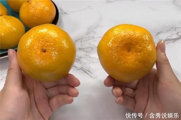 好吃|才知道买橘子要挑母的,教你挑选窍门,橘子皮薄水多,又甜又好吃