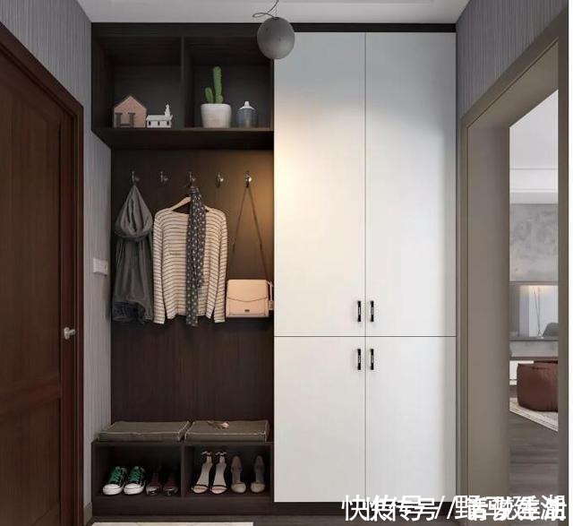 少数人|新家的玄关鞋柜这样定制,超实用又大气,朋友入门看后都表示羡慕!