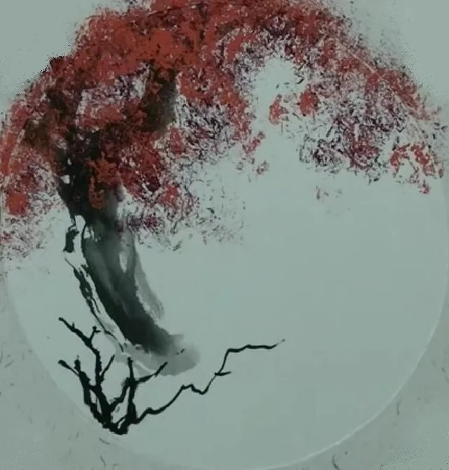 浓墨!写意《烟花三月》绘画教程