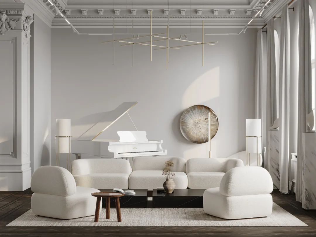 轻奢|250㎡法式轻奢,极致的优雅!