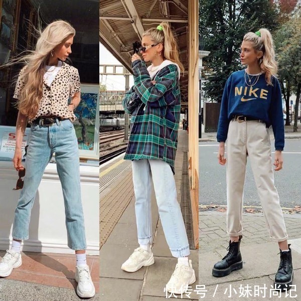 春天“上短下长”搭配法火了！短上衣+长裤，显高显腿长