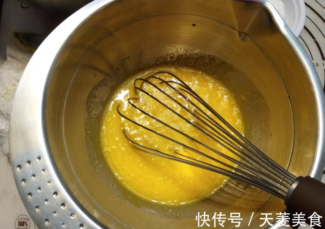 香草精|1碗面粉,4个鸡蛋,教你做黄油版的戚风蛋糕,松软好吃