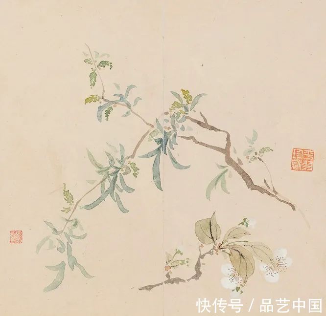 陈师曾#京剧大师的花鸟册,雅俗共赏