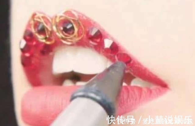 土豪|世界上最贵的嘴唇,镶嵌了80颗钻石,网友:土豪的世界你不懂!