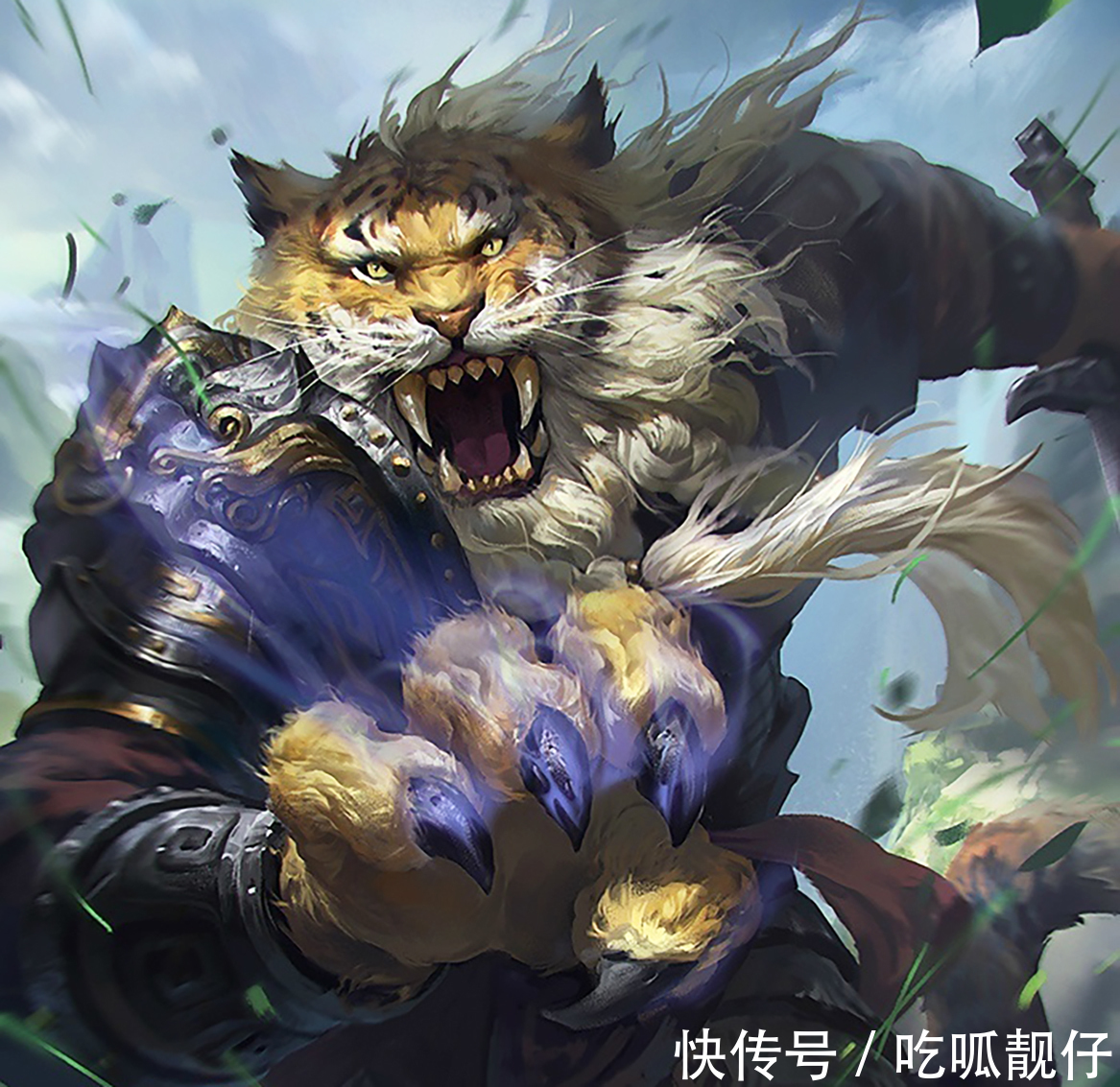 玄坛黑虎&神话传说中“最强悍的六只虎”:赵公明的“玄坛黑虎”无缘前三