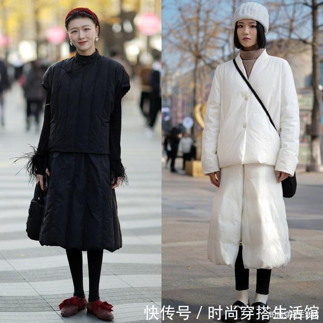 百搭 小黑裤收起来吧,今年流行的是“裙子+打底裤”,时髦又显高